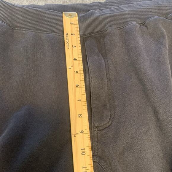 Duluth‎ Trading Sweatpants Mens XLx30 Black Fleece Spellout Joggers Zipper - Picture 8 of 9